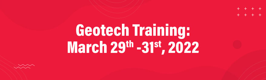 Banner - Geotech Training Program March 2022