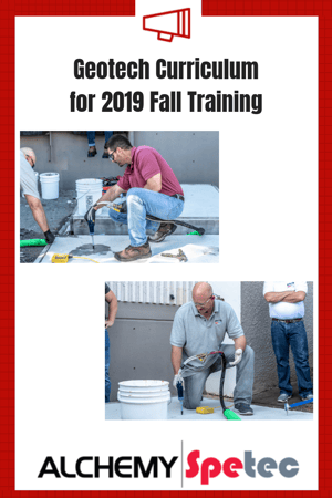 Geotech Curriculum for 2019 Fall Training