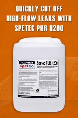 Body - Quickly Cut Off High-Flow Leaks with Spetec PUR H200