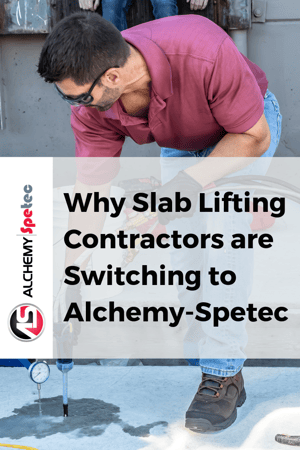 Why Slab Lifting Contractors are Switching to Alchemy-Spetec